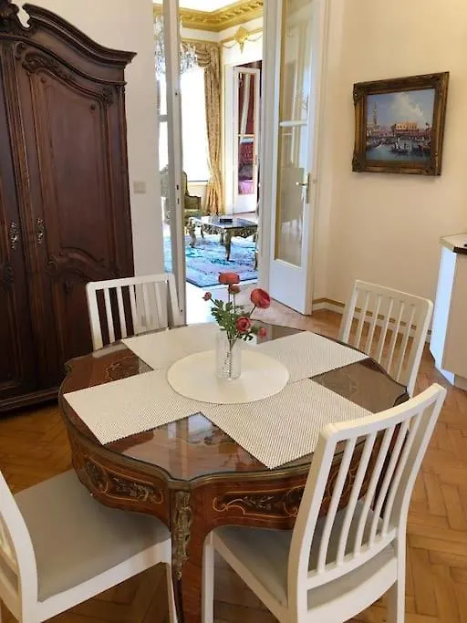 Baroque Danube Panorama Red Apartment Budapest